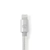 Cabo Lightning Nedis CCTB39940AL10 1m alumínio conector de 3,5 mm
