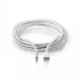 Cabo Lightning Nedis CCTB39940AL10 1m alumínio conector de 3,5 mm