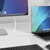 Cabo USB-C para DisplayPort 1.2 StarTech.com 6ft (2m), bidirecional, 4K 60Hz, branco, cabo adaptador de vídeo para Apple MacBook Pro / Air M1 M2 M3 M4, Mac Mini / Studio, compatível com Thunderbolt