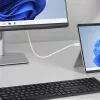 Cabo USB-C para DisplayPort 1.2 StarTech.com 6ft (2m), bidirecional, 4K 60Hz, branco, cabo adaptador de vídeo para Apple MacBook Pro / Air M1 M2 M3 M4, Mac Mini / Studio, compatível com Thunderbolt