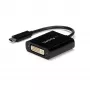 Adaptador USB-C para DVI StarTech.com – preto – 1920x1200 – conversor de vídeo USB Type-C para o seu ecrã/monitor/projetor DVI-D – versão atualizada é CDP2DVIEC