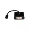 Adaptador USB-C para DVI StarTech.com – preto – 1920x1200 – conversor de vídeo USB Type-C para o seu ecrã/monitor/projetor DVI-D – versão atualizada é CDP2DVIEC