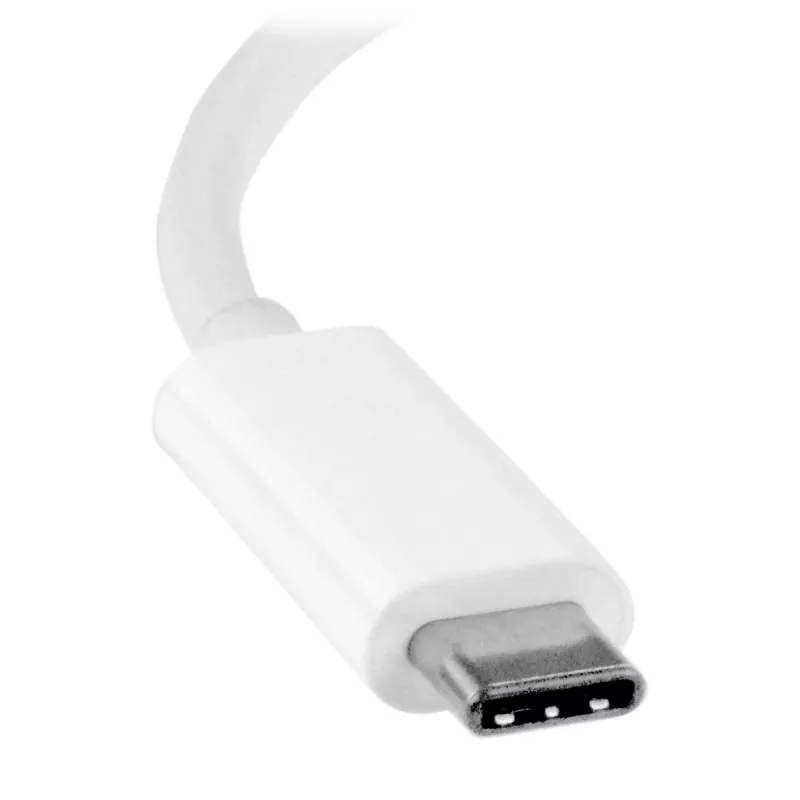 Adaptador USB-C para DVI StarTech.com - branco, 3.2 Gen 2 (3.1 Gen 2), USB Type-C, saída DVI, 1920 x 1200 píxeis