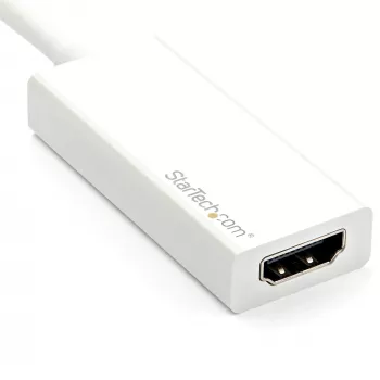 Adaptador USB-C para HDMI StarTech.com - branco - 4K 60Hz, USB Type-C, saída HDMI, 3840 x 2160 píxeis