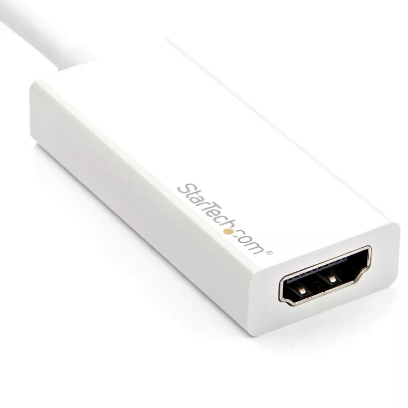 Adaptador USB-C para HDMI StarTech.com - branco - 4K 60Hz, USB Type-C, saída HDMI, 3840 x 2160 píxeis