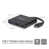 Adaptador multiporta USB-C para HDMI StarTech.com – porta USB 3.0 – 60W PD – preto