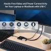 Adaptador multiporta USB-C para HDMI StarTech.com – porta USB 3.0 – 60W PD – preto