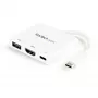 Adaptador multiporta USB-C para HDMI StarTech.com – porta USB 3.0 – 60 W PD – branco