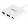 Adaptador multiporta USB-C para HDMI StarTech.com – porta USB 3.0 – 60 W PD – branco