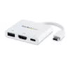 Adaptador multiporta USB-C para HDMI StarTech.com – porta USB 3.0 – 60 W PD – branco