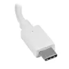 Adaptador USB-C para HDMI StarTech.com com 4K 30Hz - branco, USB Type-C, saída HDMI, 3840 x 2160 píxeis