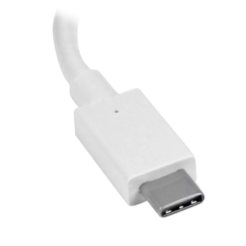 Adaptador USB-C para HDMI StarTech.com com 4K 30Hz - branco, USB Type-C, saída HDMI, 3840 x 2160 píxeis