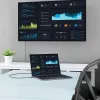 Cabo USB-C para VGA StarTech.com 1,8 m – 1920 x 1200/1080p cabo adaptador de vídeo ativo USB Type-C para VGA – compatível com Thunderbolt 3 – portátil para monitor/projetor VGA – DP Alt Mode HBR2
