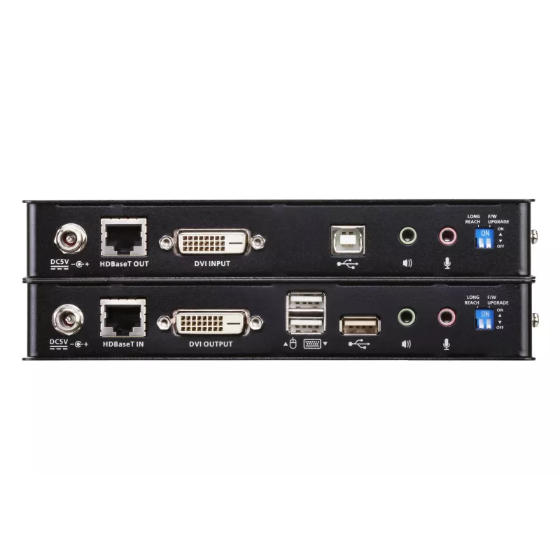 Extensor KVM ATEN USB 2.0 DVI Single Link sobre 1 cabo CAT (100 m) com suporte total USB 2.0 (até 480 Mbit/s) / HDBaseT 2.0