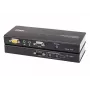 Extensor KVM ATEN USB VGA com áudio e RS-232 (200 m), transmissor e recetor, com fios, 200 m, Cat5, 1920 x 1200 píxeis, botões