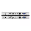 Extensor KVM ATEN USB VGA com áudio e RS-232 (200 m), transmissor e recetor, com fios, 200 m, Cat5, 1920 x 1200 píxeis, botões
