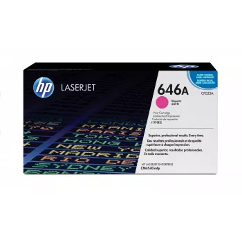 Toner HP 646A magenta original LaserJet, 12500 páginas, magenta, 1 unid.