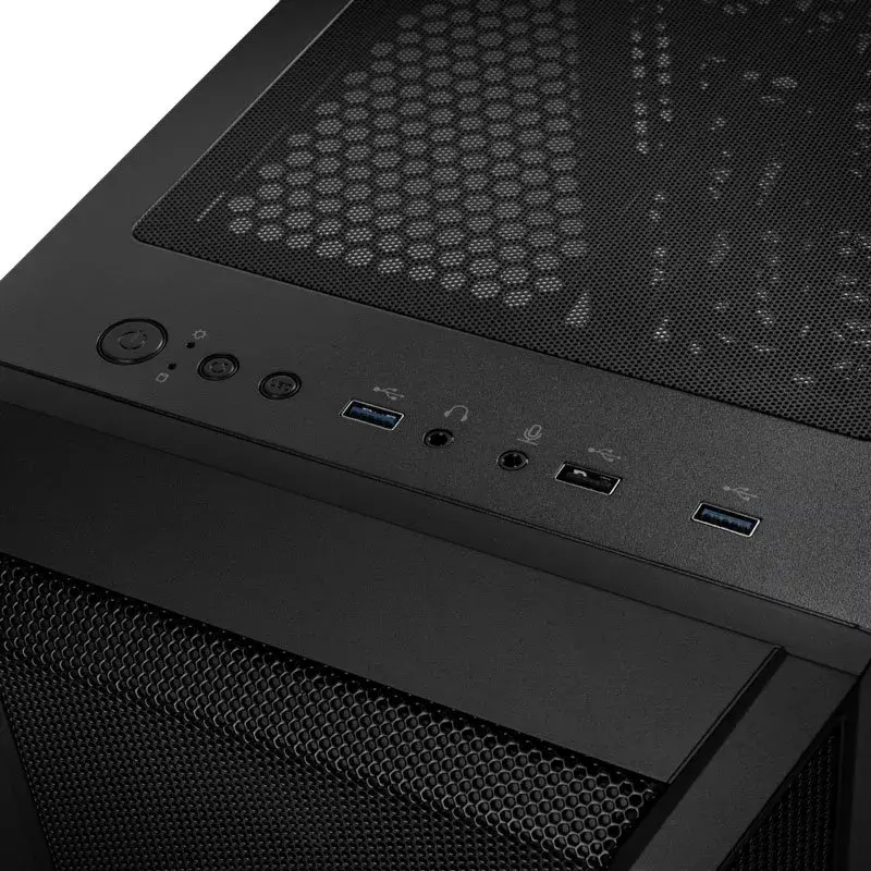 Caixa de PC Kolink Citadel Mesh Micro Tower preto