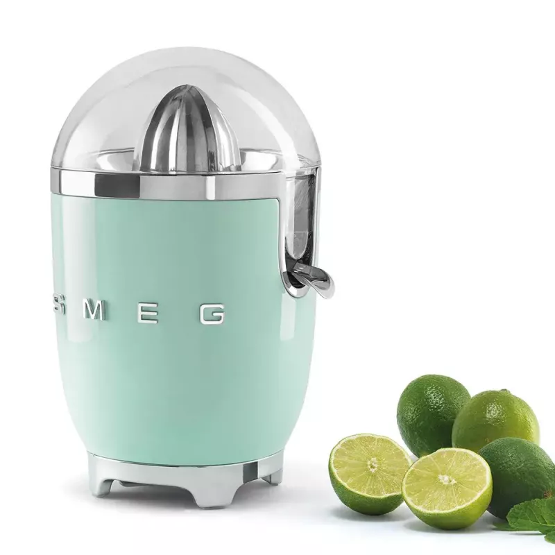Espremedor de citrinos elétrico Smeg CJF11PGEU 70 W verde aço inoxidável