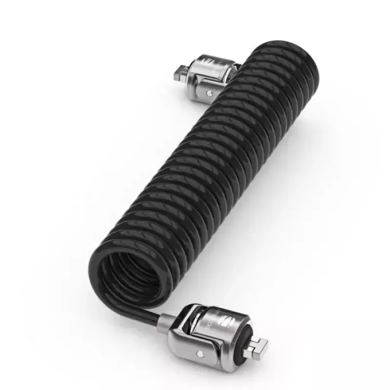Cabo de segurança com fecho Compulocks CL02H Dual Head Coiled T-bar