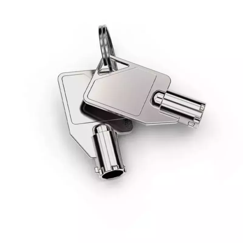 Cabo de segurança com fecho Compulocks CL02H Dual Head Coiled T-bar