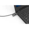 Fecho de combinação Compulocks CL37 T-Bar cabo de segurança preto