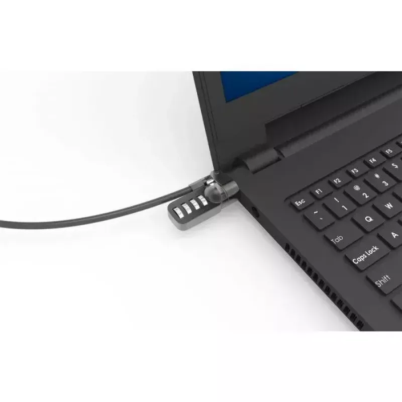 Fecho de combinação Compulocks CL37 T-Bar cabo de segurança preto