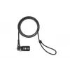 Fecho de combinação Compulocks CL37 T-Bar cabo de segurança preto