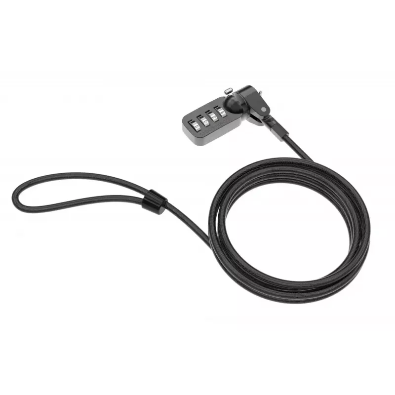 Fecho de combinação Compulocks CL37 T-Bar cabo de segurança preto
