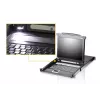 KVM-Switch ATEN CL5708M para montagem em rack preto 1HE 17 polegadas LCD CL5708M-ATA-GG