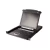 KVM-Switch ATEN CL5708M para montagem em rack preto 1HE 17 polegadas LCD CL5708M-ATA-GG