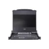 KVM-Switch ATEN CL5708M para montagem em rack preto 1HE 17 polegadas LCD CL5708M-ATA-GG