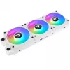 Thermaltake CT120 EX Reverse ARGB Sync CL-F194-PL12SW-A ventoinha de caixa, 120 mm, rolamento hidráulico, pack de 3, branca