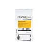 StarTech.com gancho em D de gestão de cabos vertical para rack de servidor 1U – 4,5 x 10 cm (1,8 x 3,9 polegadas)