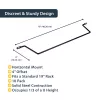 StarTech.com barras horizontais de encaminhamento de cabos com deslocamento de 10,2 cm para racks – pack de 10