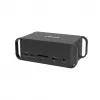 Canyon DS-95 CNS-HDS95ST estação de ancoragem USB-C 14 em 1 com adaptador CA de 100 W, cinzenta