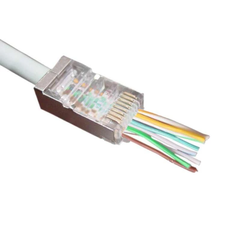 MicroConnect CON6AFTPE ficha modular RJ45 Cat6a FTP Easy, 50 un.
