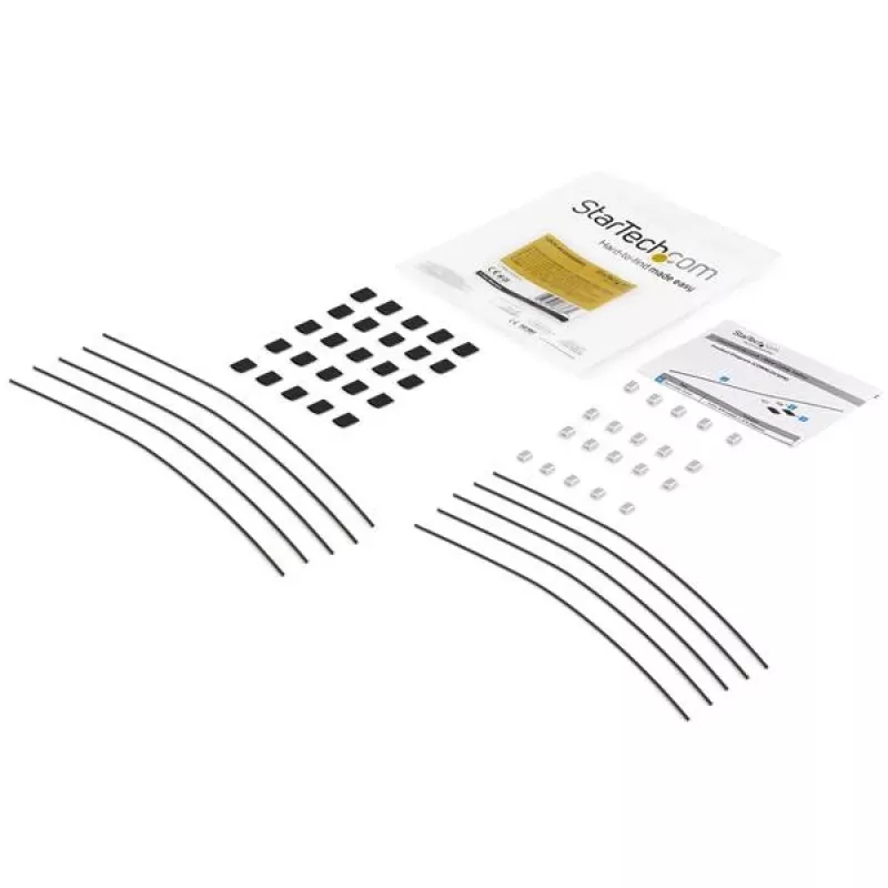 StarTech.com pack de 10 atilhos de segurança para adaptadores e dongles – atilho universal para adaptadores de cabo – atilhos – conjunto de fecho de cabo de aço ajustável e antivandalismo