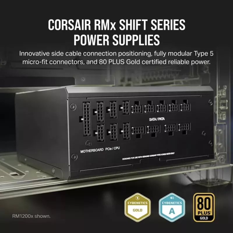 Fonte de alimentação Corsair RM750x SHIFT 750 W