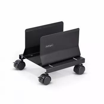 Carrinho para torre de computador StarTech.com, carrinho móvel para CPU com rodas (rodízios), carga máx. 21 kg, suporte ajustável para caixa de PC, base de chão para secretária, dolly de aço