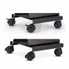 Carrinho para torre de computador StarTech.com, carrinho móvel para CPU com rodas (rodízios), carga máx. 21 kg, suporte ajustável para caixa de PC, base de chão para secretária, dolly de aço
