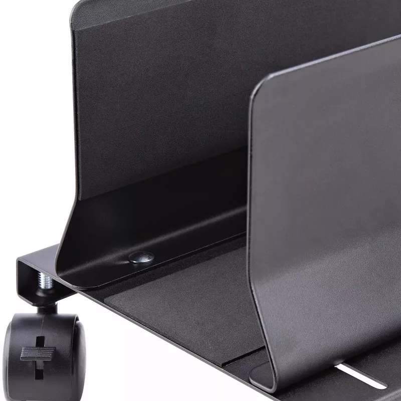 Carrinho para torre de computador StarTech.com, carrinho móvel para CPU com rodas (rodízios), carga máx. 21 kg, suporte ajustável para caixa de PC, base de chão para secretária, dolly de aço