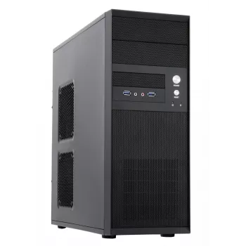 Caixa de computador Chieftec CQ-01B-U3-OP Midi Tower preta