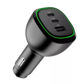 Carregador de automóvel ALOGIC Rapid Power 165W USB-C com cabo de carregamento de 240W
