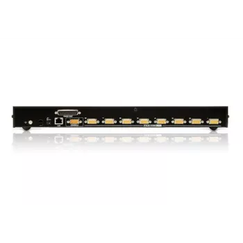 ATEN Switch KVM sobre IP VGA USB - PS/2 de 8 portas com porta periférica USB