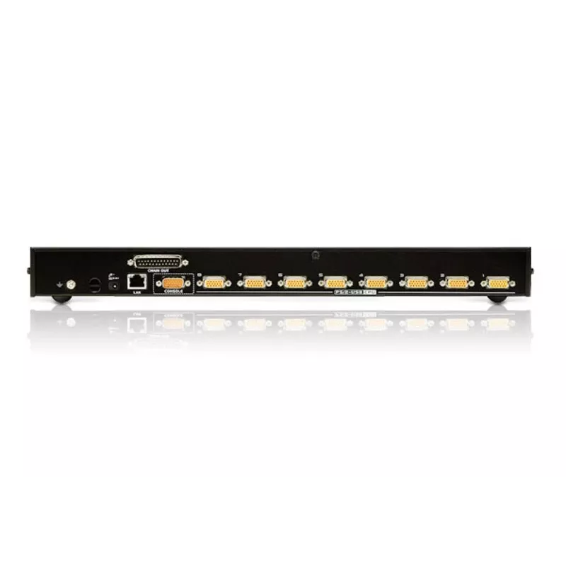 ATEN Switch KVM sobre IP VGA USB - PS/2 de 8 portas com porta periférica USB