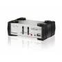 ATEN Switch KVM VGA USB - PS/2 de 2 portas com áudio e hub USB 2.0 (cabo KVM incluído)