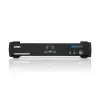 ATEN Switch KVM DVI Dual Link USB de 2 portas com áudio e hub USB 2.0 (cabo KVM incluído)