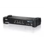 ATEN Switch KVM DVI Dual Link USB de 4 portas com áudio e hub USB 2.0 (cabo KVM incluído)