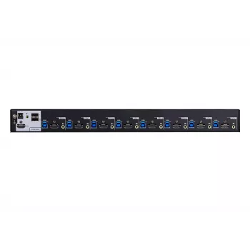 ATEN Switch KVM HDMI 4K USB 3.0 de 8 portas, 4096 x 2160 píxeis, 4K Ultra HD, 9,77 W, Preto